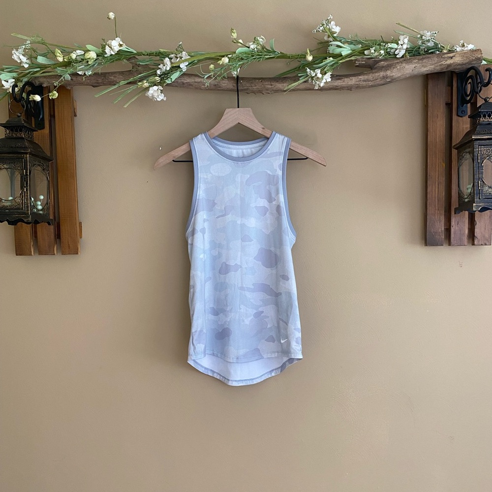 Nike Light Gray Camo Dri-FIT Tee